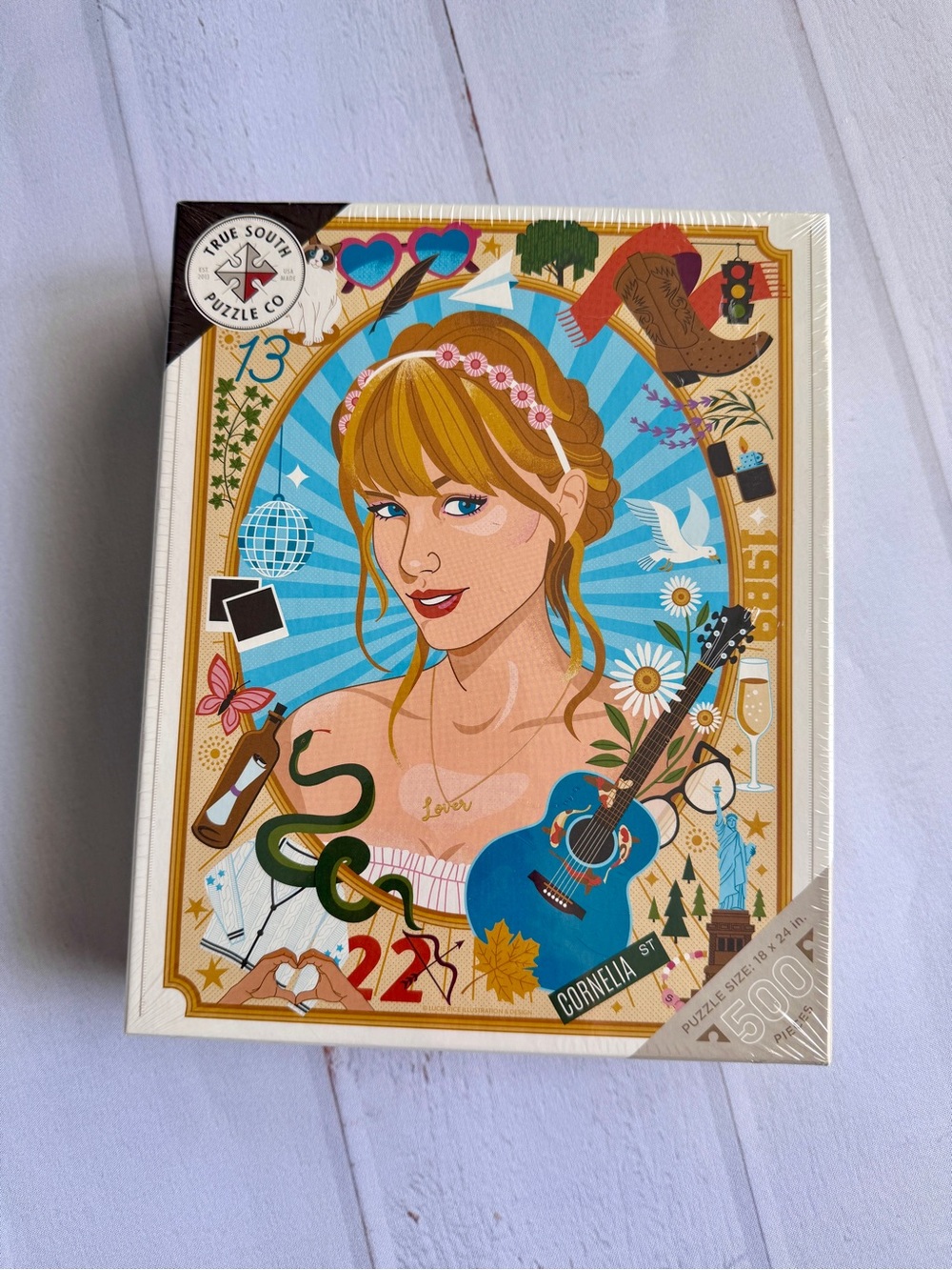 True South Puzzle Co. Taylor Swift Inspired 500 Piece Puzzle NIP